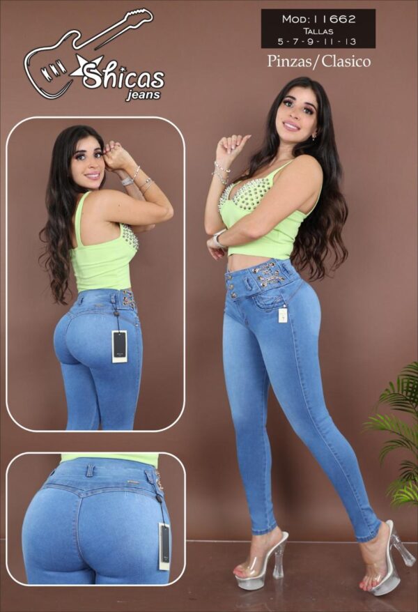 Shicas Pantalón Dama Levanta Pompa Modelo 11662